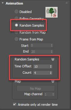 Random Sample settings