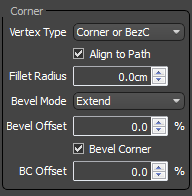 The Corner Settings