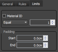 The Limits tab