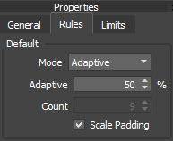 UI The Default options