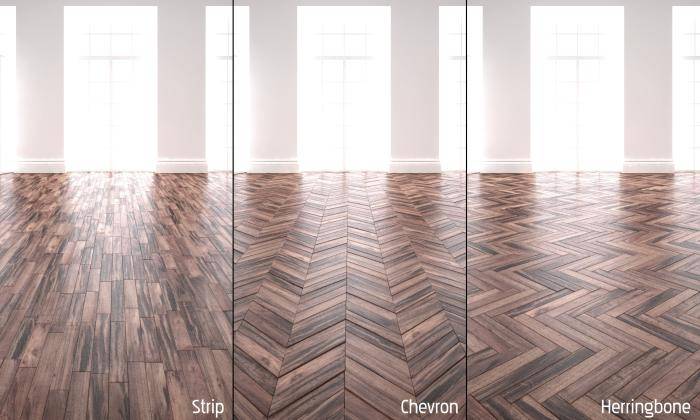 How to create 3 types of parquet floor with RailClone