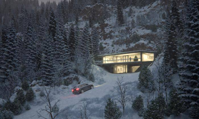 Making it Snow with Forest Pack