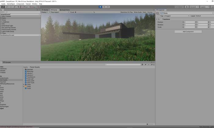How to export Forest Pack to Unity