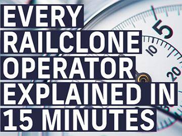 All RailClone's Operators Explained