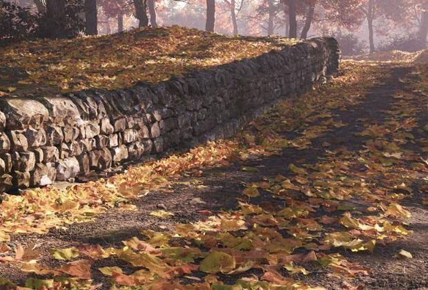 How to quickly add fallen leaves to your 3ds Max scenes