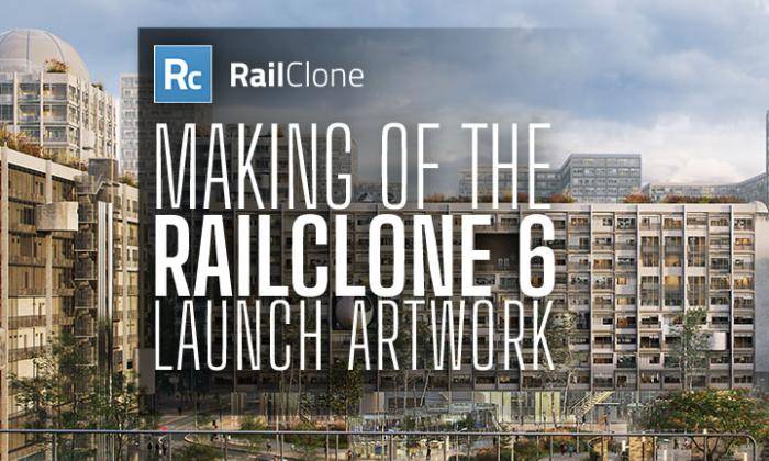 Making of the RailClone 6 Launch scene with RZGraphics