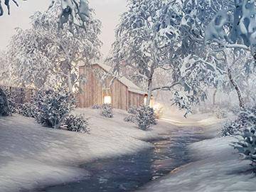 How to model a procedural winter landscape in 3 steps