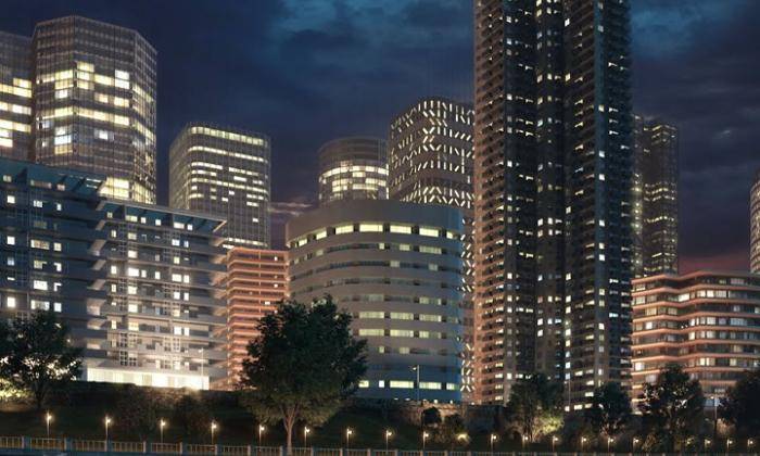 Using ParametricLibrary Background Buildings assets