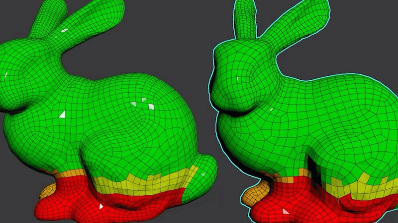An example of the new Attrbute modifier for 3ds Max 2026.1
