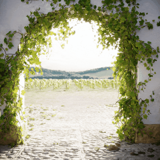 Forest Ivy branches and leaves animation